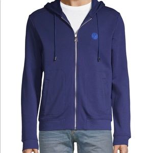NWT Authentic Versace Blue Hoodie